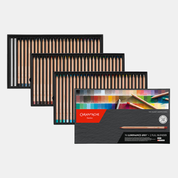 Box of 76 Luminance colored pencils