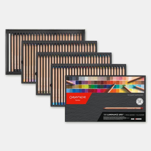 Box of 102 Luminance colored pencils