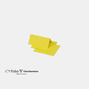 Platzmarker 85x80 Pergament 210g sonnengelber Pollen