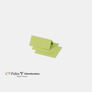 Platzmarker 85x80 Pergament 210g grüner Knospenpollen