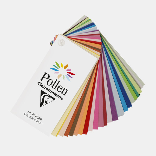 Farbkarte für Pollenpapier von Clairefontaine