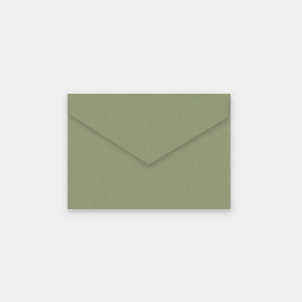 Enveloppe 90x140 mm kraft olive