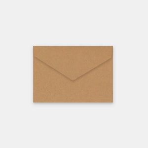 Envelope 90x140 mm kraft material