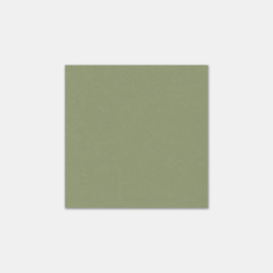 Carte 90x90mm kraft olive