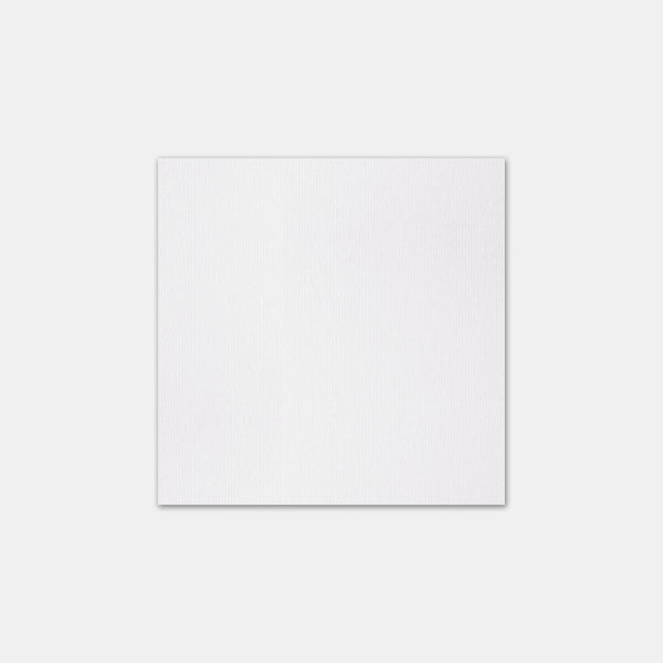 Card 90x90mm natural white laid