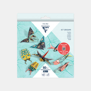 Origami Kit - Insect Decor - 60 sheets 3 sizes