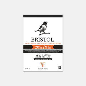 Bristol paper pad 205g - A4