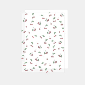 A4-Blatt bedrucktes Transparentpapier 90g Kirschen