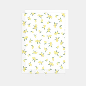 A4-Blatt bedrucktes Transparentpapier, 90 g, Zitronen