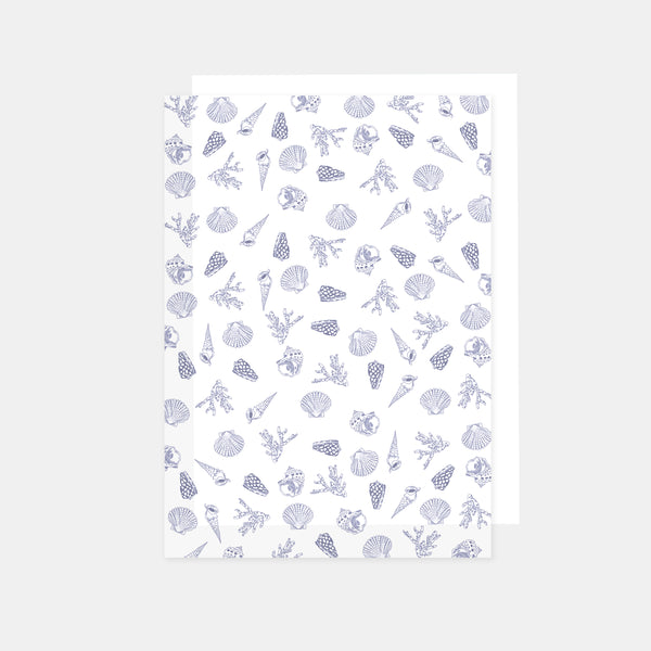 Feuille a4 papier calque imprimé 90g coquillages