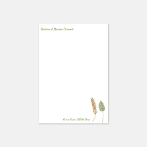 Papier à lettre - A5 Fleurs Séchées