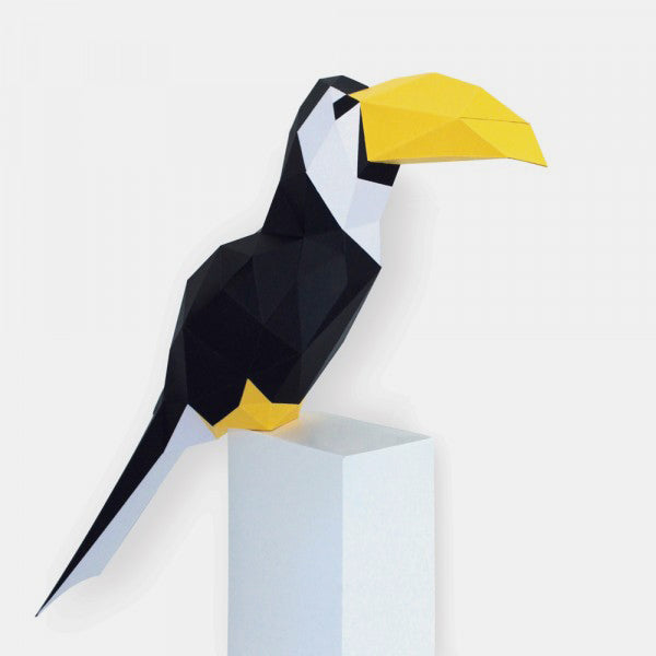 Trophee en papier toucan