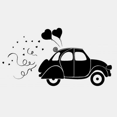 2cv heart stamp