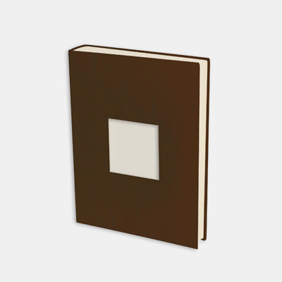Photo album 30x24 chocolate canvas, cream interior