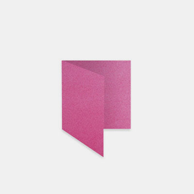 Vorgefaltete Karte 130x260 Metallic Azalee