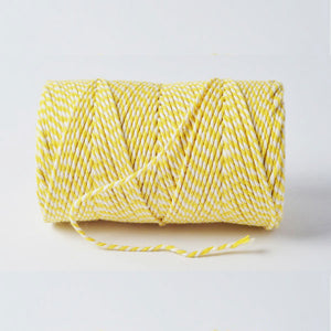 Bäckerschnur original gelb – 20-Meter-Spule