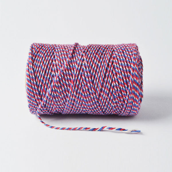 Bakers twine tricolor union jack - bobine de 20 metres