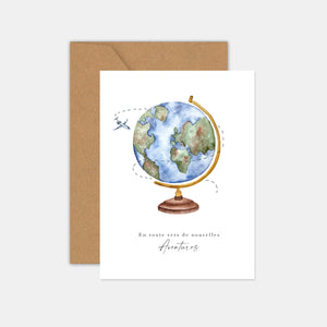 Weltkarte – Auf dem Weg zu neuen Abenteuern