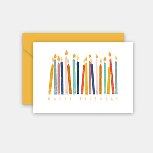 Birthday Card - Candles