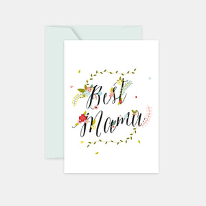 Carte Fêtes des Mères - Best Mama