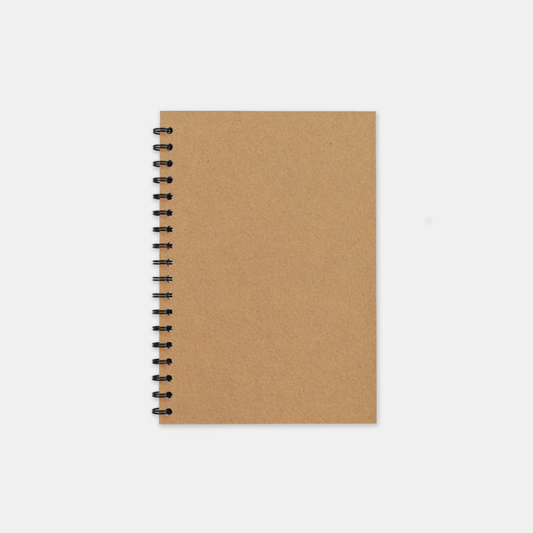 Carnet recycle kraft 105x155 pages lignées