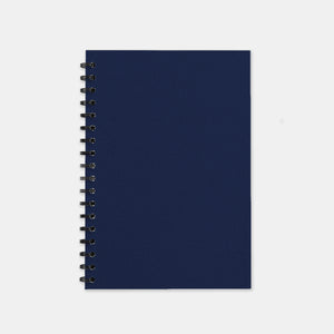 Carnet recycle marine 148x210 pages unies