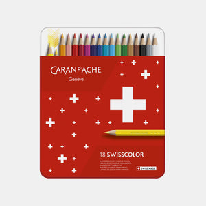 Boîte de 18 crayons de couleurs Swisscolor