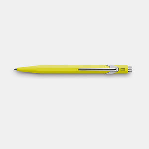 849 POPLINE fluorescent yellow ballpoint pen