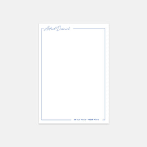 Papier à lettre - A5 Classique Cadre