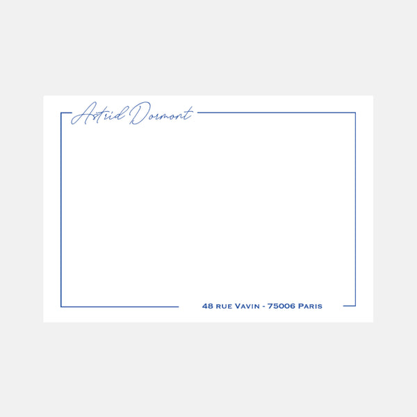 Classic Note Card Frame