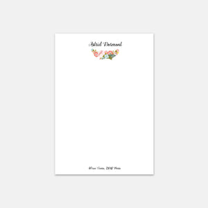Writing paper - A5 Exotic Flowers