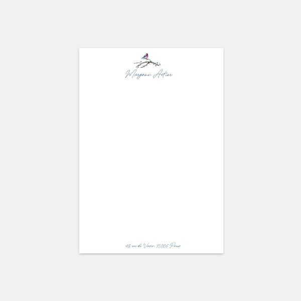 Papier à lettre - A5 Oiseau