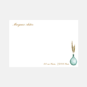 Pampas note card