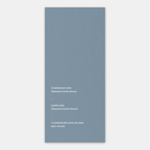 Modernes Kreis-Hochzeitsmenü