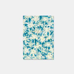 A6-Notizbuch mit Palmen