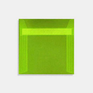 Envelope 160x160 mm spring green tracing paper