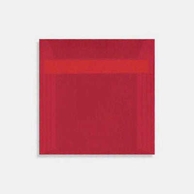 Envelope 160x160 mm red tracing