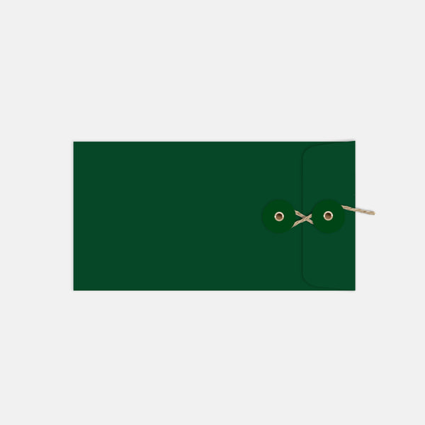 Long Japanese vellum cactus zipper pouch