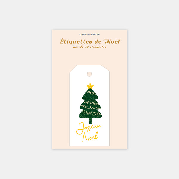 Weihnachtsmann-Etiketten – 10 Stück