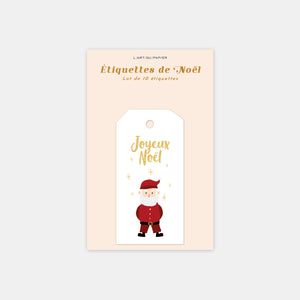 Les étiquettes du Père Noël - 10ex