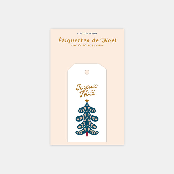 Weihnachtsmann-Etiketten – 10 Stück