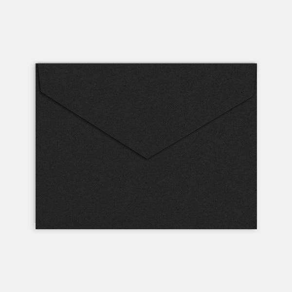 Envelope 140x190 mm black vellum
