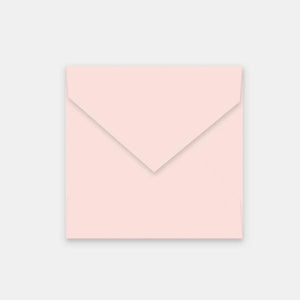 Enveloppe 155x155 mm velin rose pale