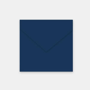 Umschlag 155 x 155 mm, marineblaues Pergament