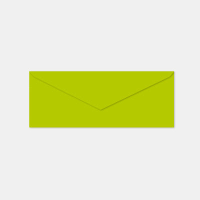 Envelope 72x205 mm green bamboo vellum