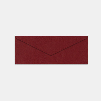 Enveloppe 72x205 mm velin bordeaux