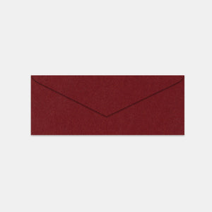 Envelope 72x205 mm burgundy vellum