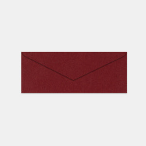 Enveloppe 72x205 mm velin bordeaux