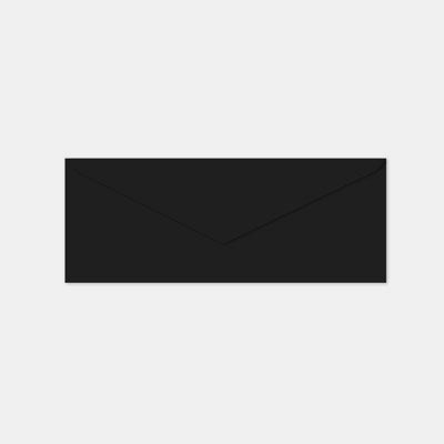 Envelope 72x205 mm black vellum