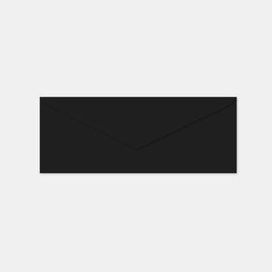 Envelope 72x205 mm black vellum
